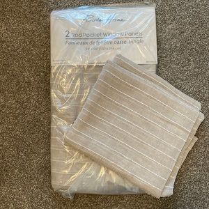 Rodeo Home Curtain Panels (2 new; 2 gently used)